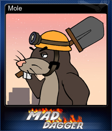 Series 1 - Card 5 of 5 - Mole