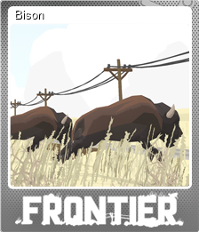 Series 1 - Card 3 of 5 - Bison