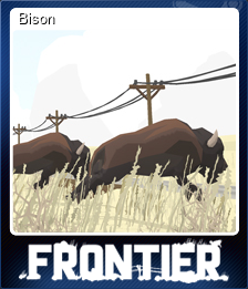 Series 1 - Card 3 of 5 - Bison