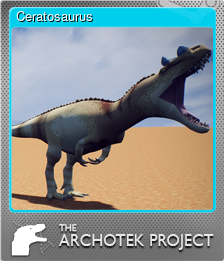 Series 1 - Card 3 of 7 - Ceratosaurus