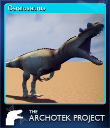 Series 1 - Card 3 of 7 - Ceratosaurus