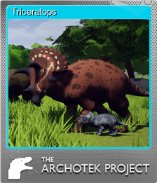 Series 1 - Card 7 of 7 - Triceratops