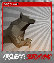 Series 1 - Card 3 of 5 - Angry wolf