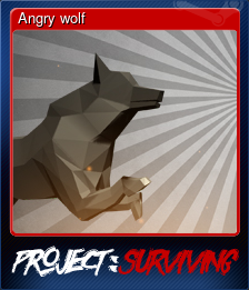 Series 1 - Card 3 of 5 - Angry wolf