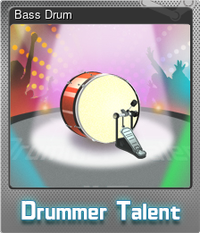 Series 1 - Card 8 of 8 - Bass Drum