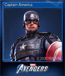Series 1 - Card 2 of 6 - Captain America