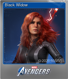 Series 1 - Card 5 of 6 - Black Widow