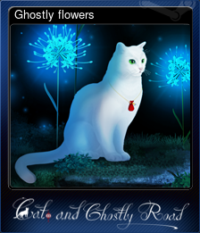 Series 1 - Card 1 of 6 - Ghostly flowers