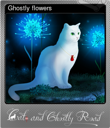 Series 1 - Card 1 of 6 - Ghostly flowers