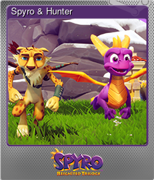 Series 1 - Card 4 of 15 - Spyro & Hunter