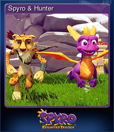 Series 1 - Card 4 of 15 - Spyro & Hunter