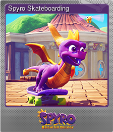 Series 1 - Card 15 of 15 - Spyro Skateboarding