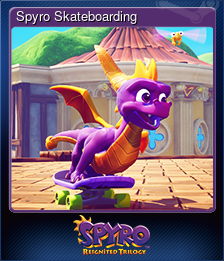 Series 1 - Card 15 of 15 - Spyro Skateboarding