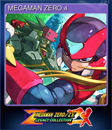 Series 1 - Card 4 of 6 - MEGAMAN ZERO 4