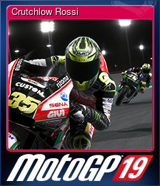 Series 1 - Card 1 of 10 - Crutchlow Rossi