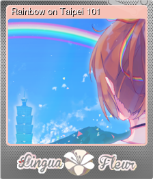Series 1 - Card 2 of 5 - Rainbow on Taipei 101