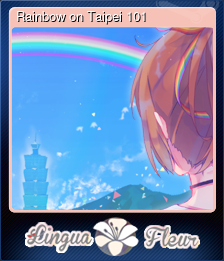 Series 1 - Card 2 of 5 - Rainbow on Taipei 101