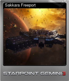 Series 1 - Card 1 of 6 - Sakkara Freeport