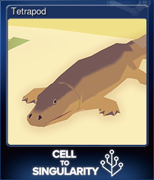 Series 1 - Card 4 of 5 - Tetrapod