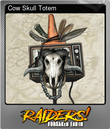 Series 1 - Card 1 of 6 - Cow Skull Totem