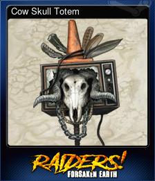 Series 1 - Card 1 of 6 - Cow Skull Totem