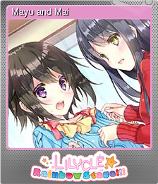 Series 1 - Card 5 of 12 - Mayu and Mai