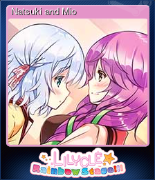 Series 1 - Card 9 of 12 - Natsuki and Mio