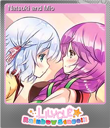 Series 1 - Card 9 of 12 - Natsuki and Mio