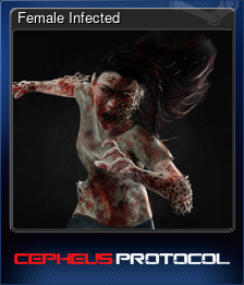 Series 1 - Card 3 of 6 - Female Infected