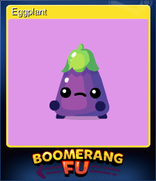 Series 1 - Card 7 of 12 - Eggplant