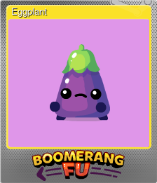 Series 1 - Card 7 of 12 - Eggplant