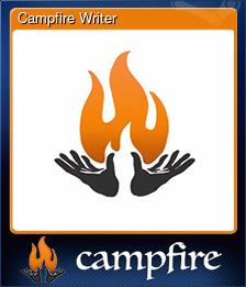 Series 1 - Card 6 of 6 - Campfire Writer