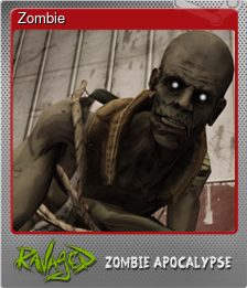 Series 1 - Card 7 of 7 - Zombie