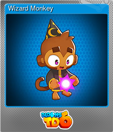 Series 1 - Card 4 of 10 - Wizard Monkey