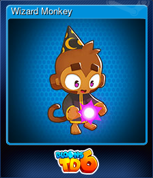 Series 1 - Card 4 of 10 - Wizard Monkey