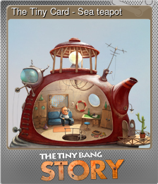 Series 1 - Card 4 of 5 - The Tiny Card - Sea teapot