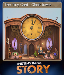 Series 1 - Card 1 of 5 - The Tiny Card - Clock tower