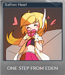Series 1 - Card 3 of 15 - Saffron Heart