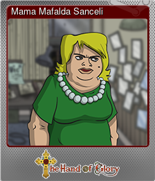Series 1 - Card 10 of 15 - Mama Mafalda Sanceli