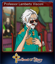 Series 1 - Card 8 of 15 - Professor Lamberto Visconi