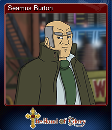 Series 1 - Card 5 of 15 - Seamus Burton