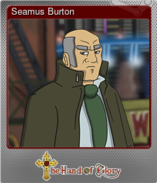 Series 1 - Card 5 of 15 - Seamus Burton