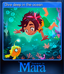 Series 1 - Card 1 of 11 - Dive deep in the ocean