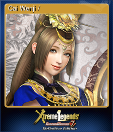 Series 1 - Card 11 of 15 - Cai Wenji / 蔡文姫