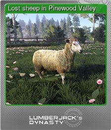 Series 1 - Card 3 of 8 - Lost sheep in Pinewood Valley