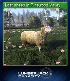 Series 1 - Card 3 of 8 - Lost sheep in Pinewood Valley