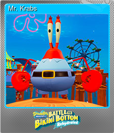 Series 1 - Card 2 of 7 - Mr. Krabs