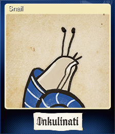 Series 1 - Card 4 of 5 - Snail