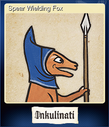 Series 1 - Card 5 of 5 - Spear Wielding Fox