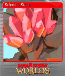 Series 1 - Card 5 of 6 - Solomon Stone